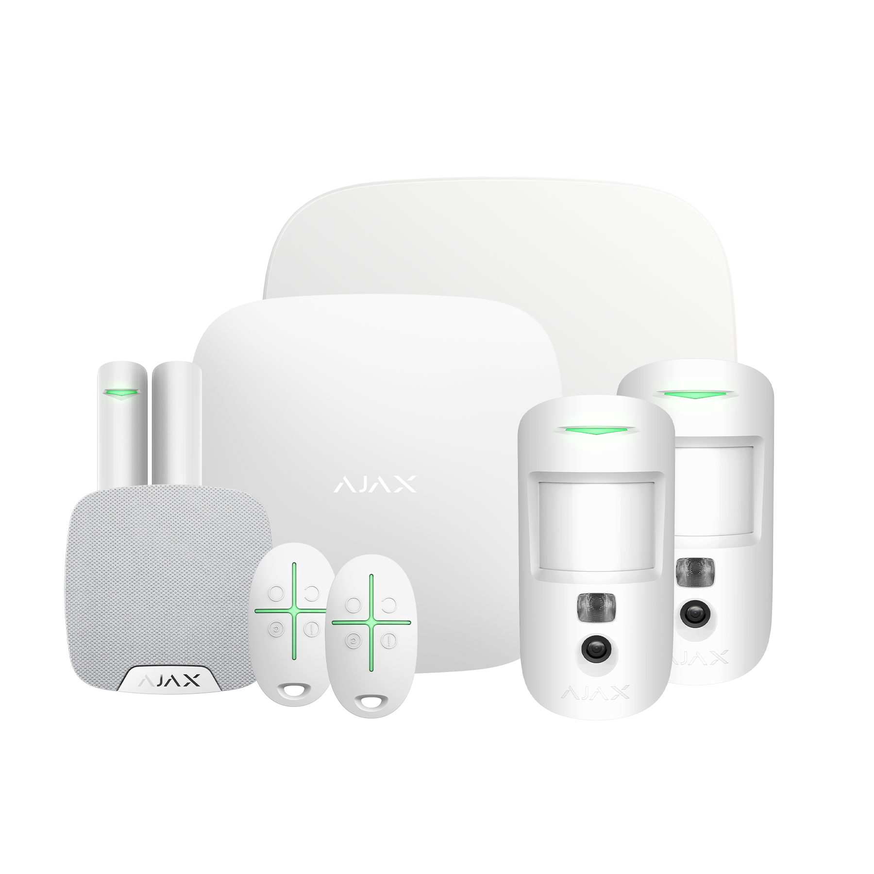 Kit de alarma Ajax en color blanco
